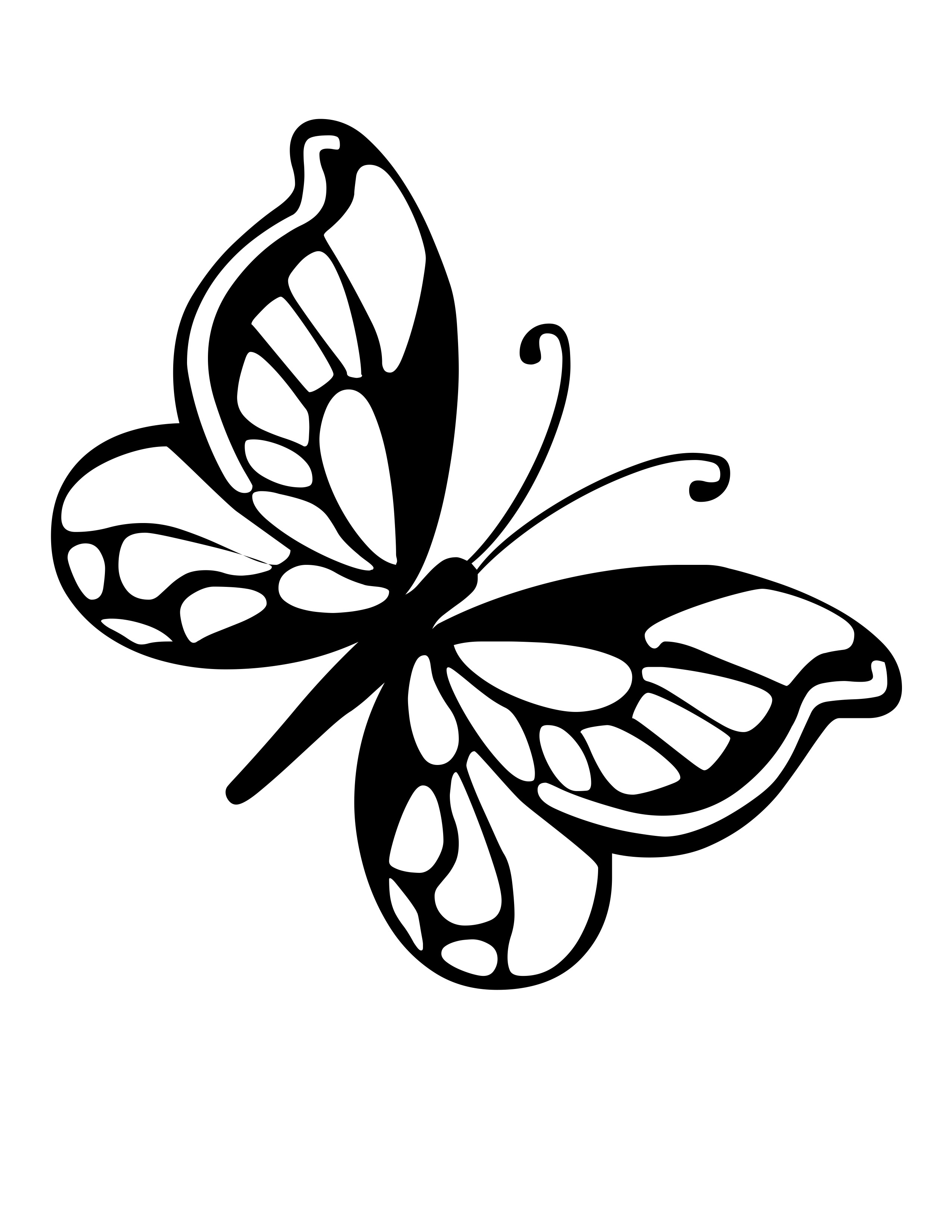 Butterfly Coloring Pages