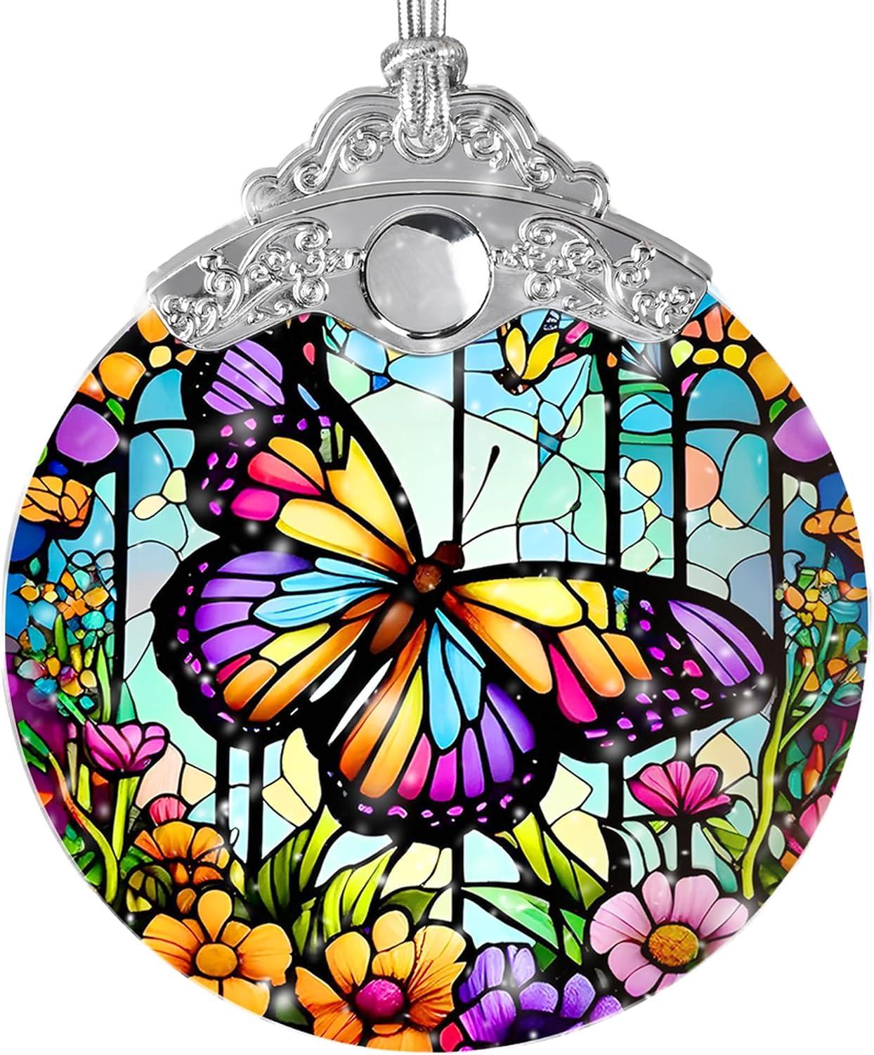 Butterfly Stained Glass Suncatcher