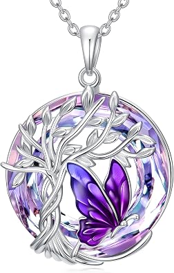 Tree of Life Butterflies Necklace