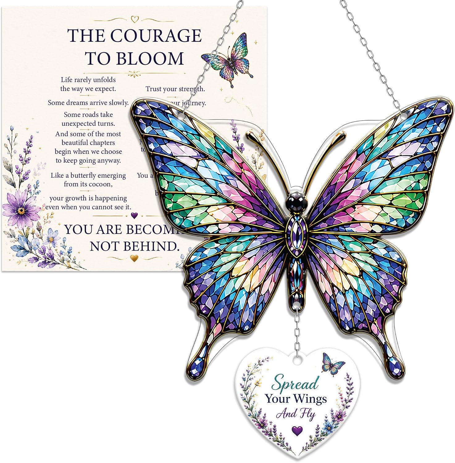Acrylic Butterfly Suncatchers, 4