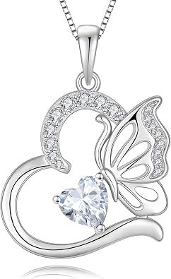 Sterling Silver Heart Pendant Necklace