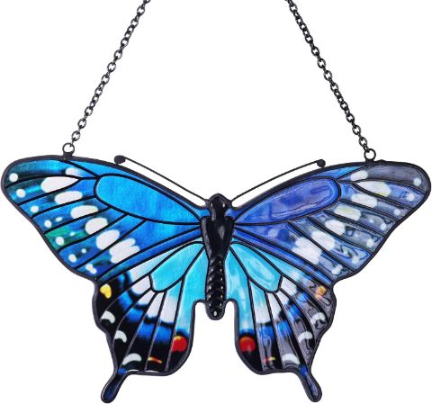 Swallowtail Stained Glass Suncatcher