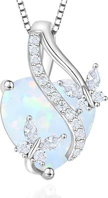 Infinity Heart Butterfly Necklace