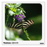 Perfect Zebra Butterfly Wall Decal